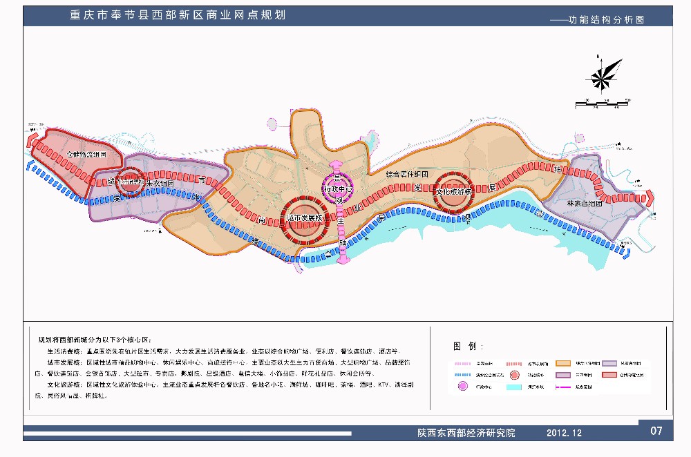 重庆市奉节县西部新区商业网点布局规划