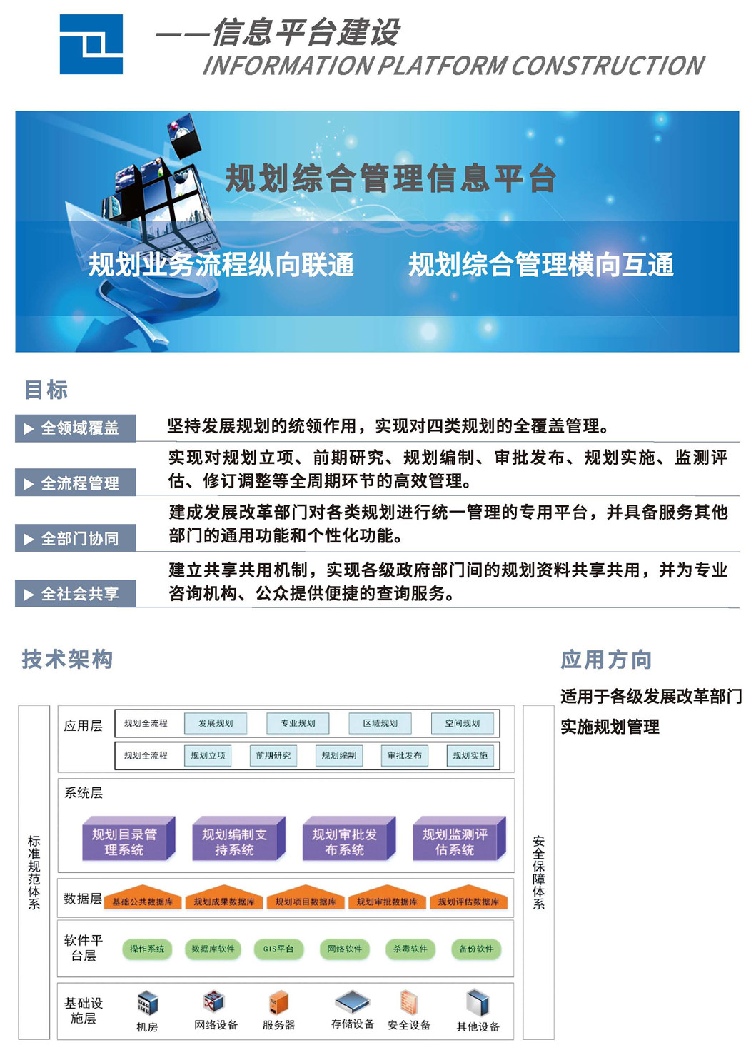 规划综合管理信息平台