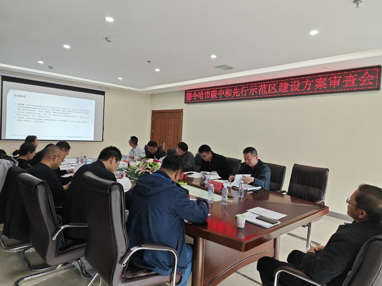 《德令哈市碳中和先行示范区建设方案》通过专家评审